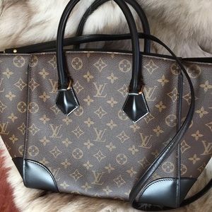 LV Black Leather